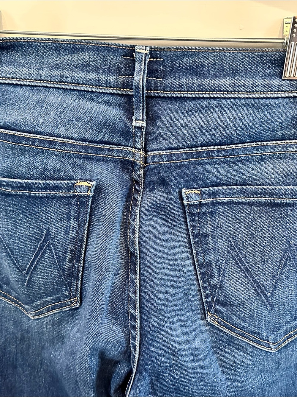 MOTHER Women's Flare Jeans in Medium Blue Denim